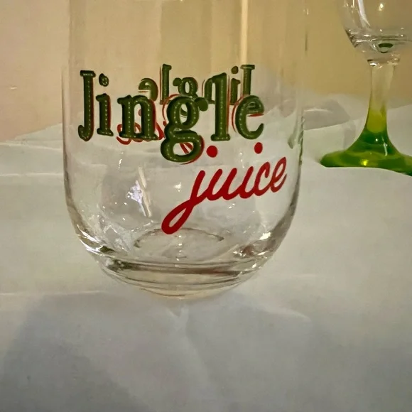Christmas glass set Wine glass and drinking glass - Picture 7 of 8